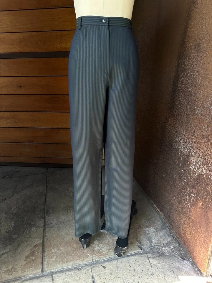 Vintage NWT Giorgio Armani Le Collezioni striped trouser size 12
