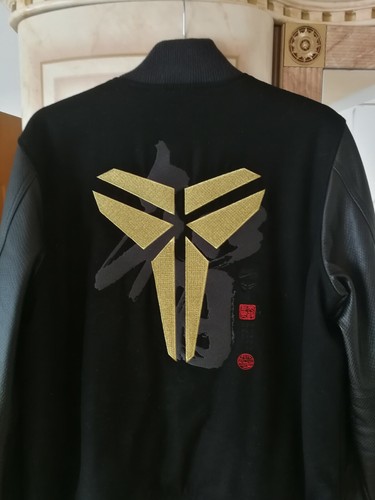 NIKE BLACK MAMBA KOBE Leather jacket | eBay