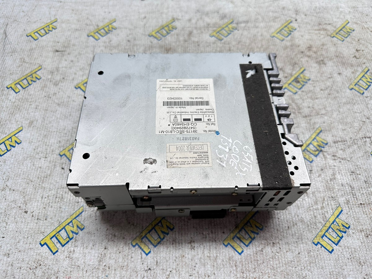 2005 Acura TSX Navigation Screen Radio CD Player Climate Control