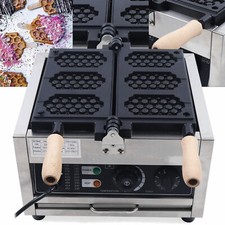 1500W Commercial Electric Honeycomb Waffle Po...