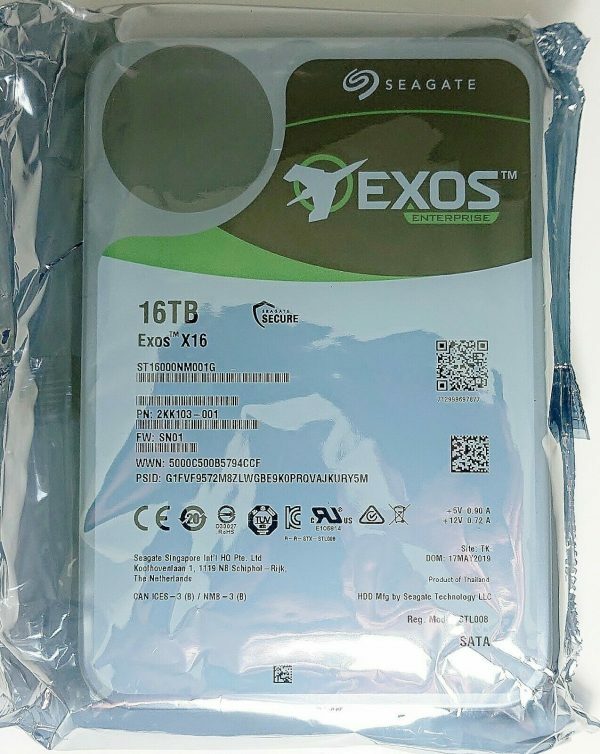 Seagate Exos X18 16 TB ST16000NM000J SATA 3.5 Seagate Exos X18 16 TB ST16000NM000J SATA 3.5