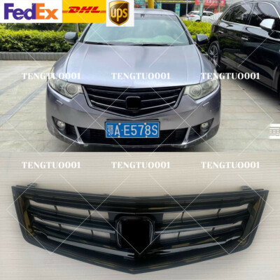 CDM SPIRIOR BLACK FRONT GRILLE FOR HONDA ACCORD EURO CU1 CU2 TSX 2008-2011