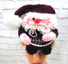 INFANT SANTA CLAUS HAT Cap Very Unique  Well Made