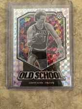 Larry Bird 2019-20 Panini Mosaic SP Old School Silver SP Mosaic Prizm #8 Celtics