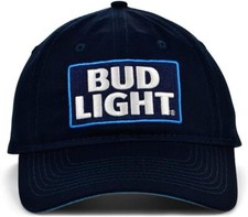 Bud Light Beer Leisure Navy Blue Hat Cap