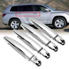 4pcs Chrome Car Door Handle Cover Trim For Toyota Highlander 2008-2013 2012 2010