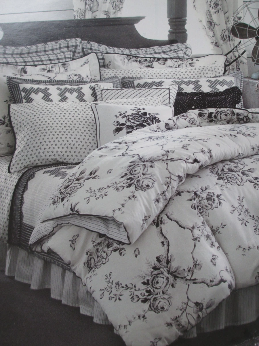 Ralph lauren black and white bedding Clearance
