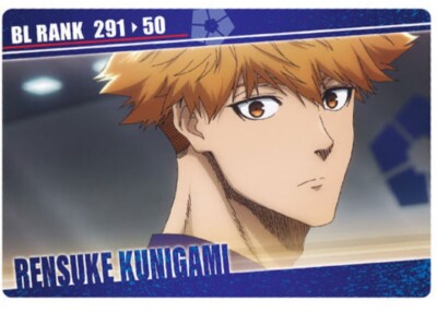 BLUE LOCK Trading Card W#3 No.04 Rensuke Kunigami BANDAI Japan