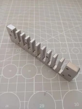 Handmade Pure Ti 10-Hole Blues Harmonica Lattice for Seydel 1847 Series N/C/S/DB