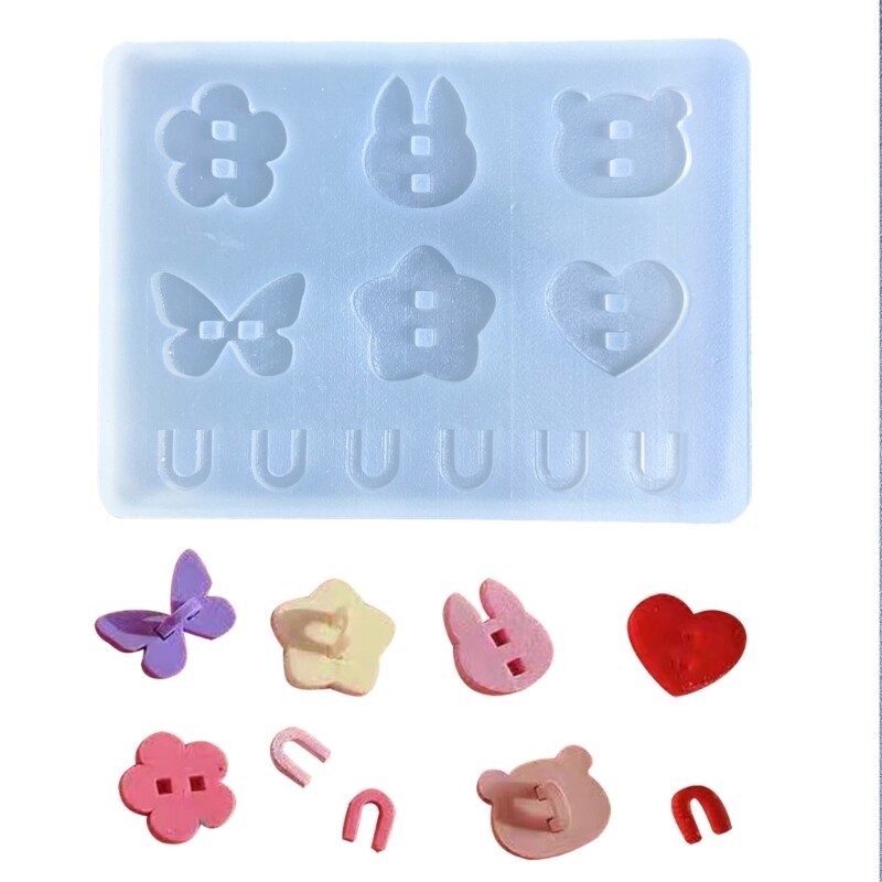 Epoxy Resin Wall Hook Mold for Jewelry Casting and Phone Decor  