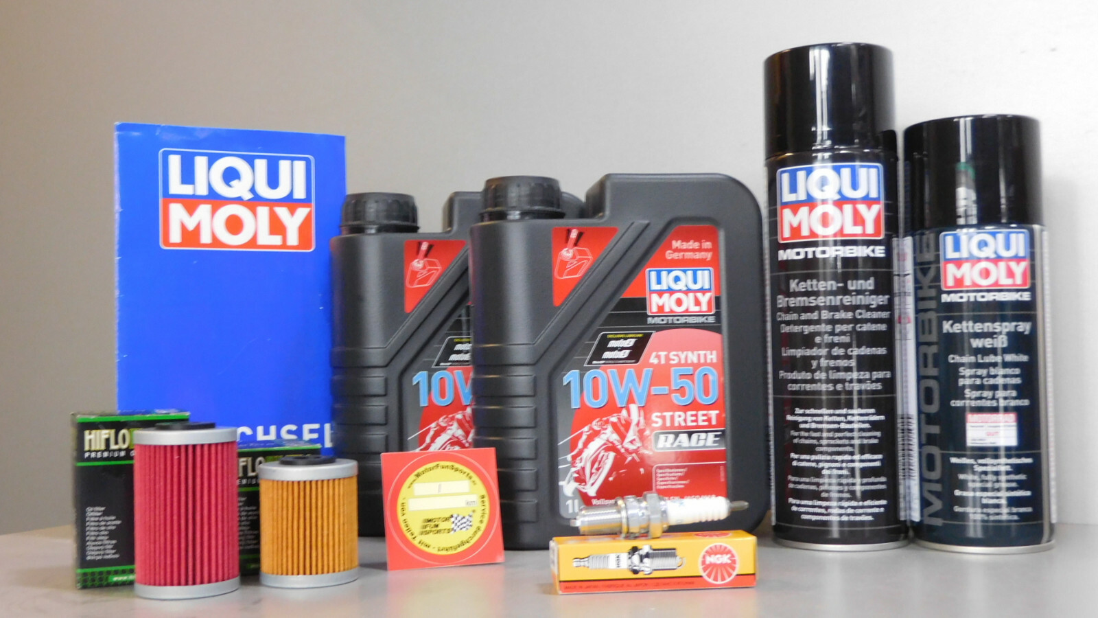 Maintenance Set Beta RR 250 Inspection Spark Plug Oil Service
