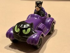 McDonald's Happy Meal Toy Vintage 1991 DC Comics Cat Woman Purple 3" Car