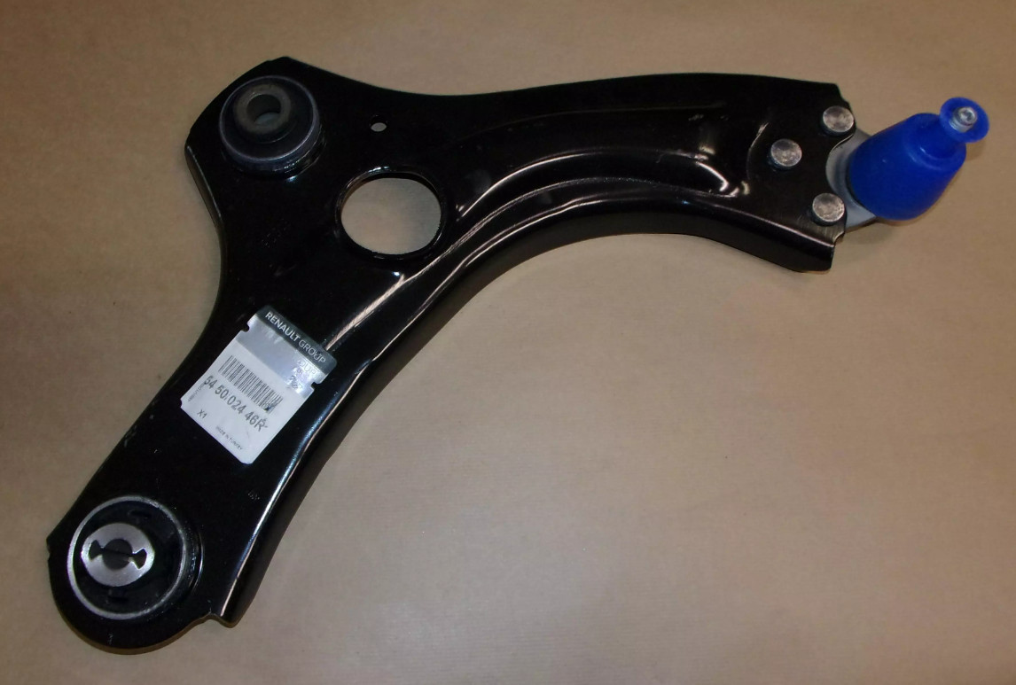 Bras de suspension droit en acier renforcé pour train avant Renault Clio V