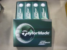 1 dozen BRAND NEW Taylor Made Tour Response golf balls Stripe Clear White Balls