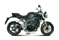 Auspuff Zugelassen Mivv GP Inox N Triumph Speed Triple 1050 R / S / RS 2007-2010