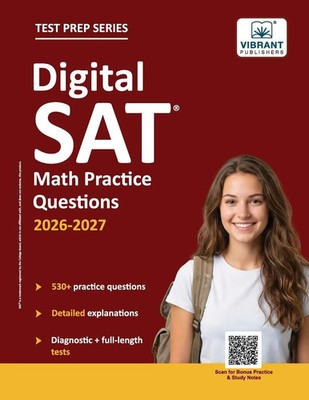 Digital SAT Math Practice Questions Vibrant Publishers Taschenbuch Englisch 2026