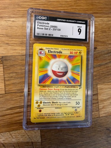 Electrode graded CGC 9 for sale on eBay