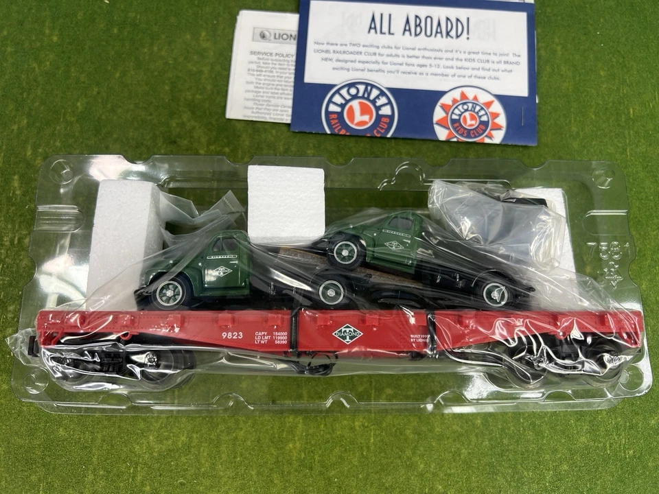 LIONEL 6-17534 2-CORGI DIE-CAST DIAMOND T FLAT TRUCKS SCALE SIZE 1:48 NEW IN BOX - Image 2 of 4