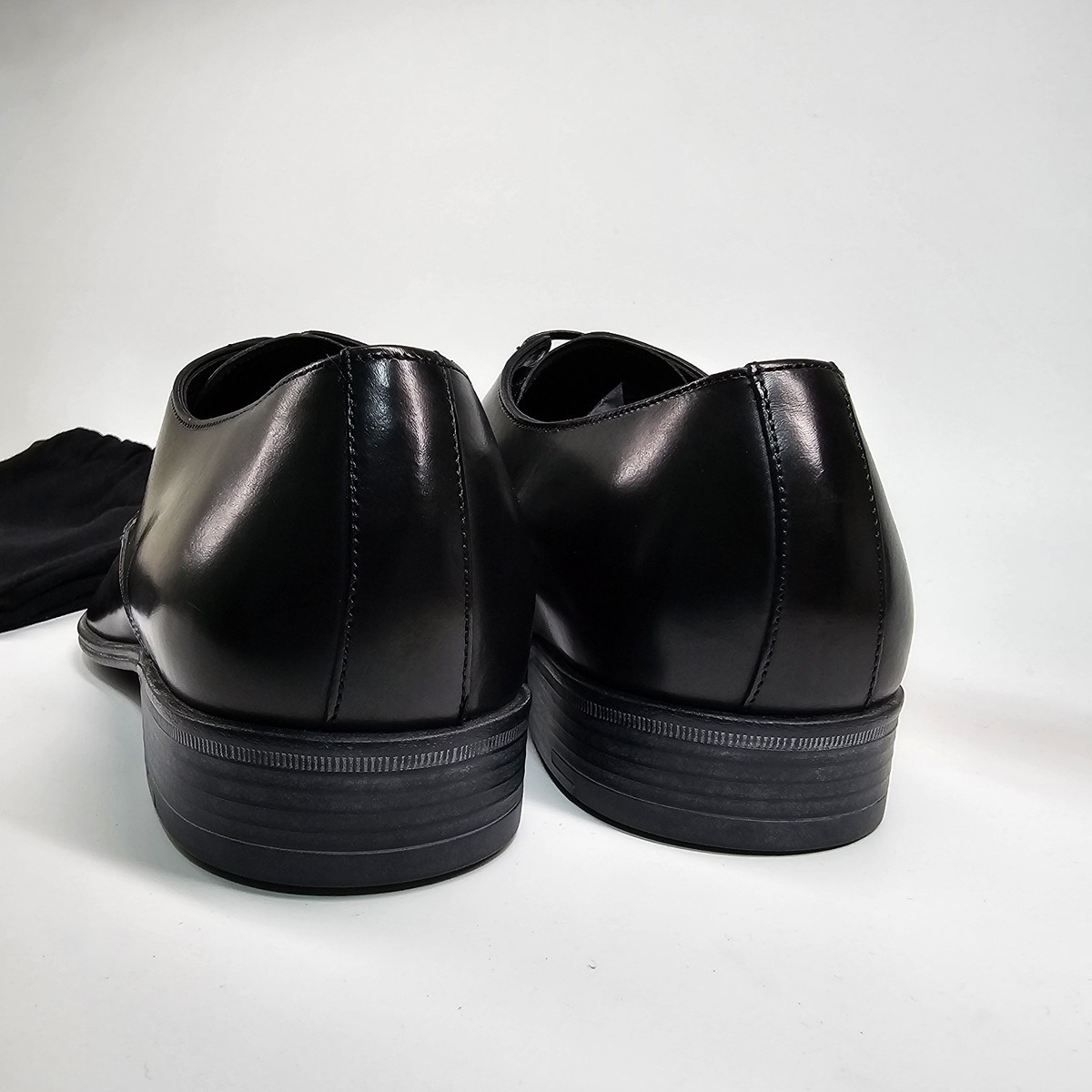 Dolce & Gabbana Dress Shoes Men 7.5 Derby Plain Toe Black 