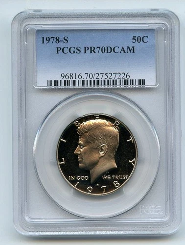 1978-S Kennedy Half Dollar Proof — photo from another recent sale