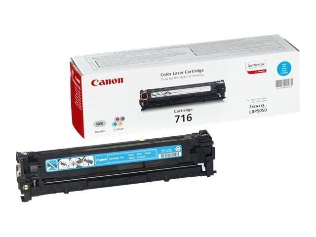 Cartouche toner Canon 716 cyan consommable laser pour imprimante multifonction i-SENSYS