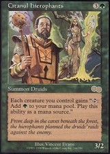 MTG Citanul Hierophants, Urza's Saga, Heavily Played, English