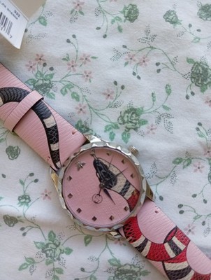 GUCCI UHR G-TIMELESS PINK SNAKE