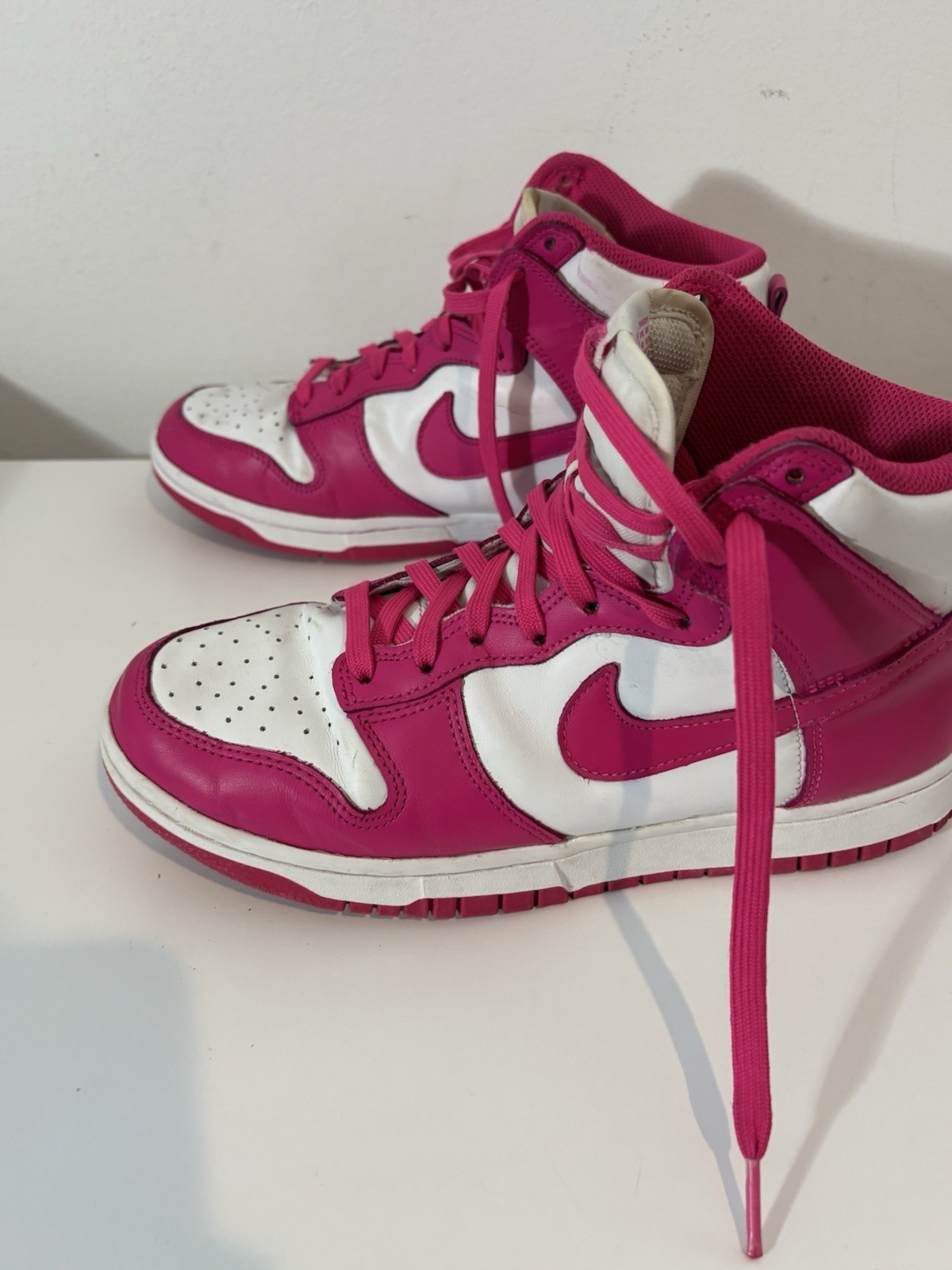 Nike Women Size 8 Dunk High Pink Prime High Tops Casual Sneakers thumbnail 8