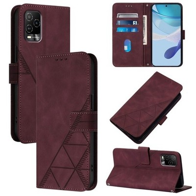 Für BLU View 5 Pro Crossbody 3D geprägt Flip Leder Handy Tasche Hülle Schale