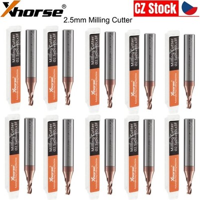 5x Xhorse 2.5mm Milling Cutter for Condor Plus II/Dolphin XP005/XP005L/XP007