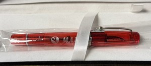 π₯LN Marlen Riflessi Fountain Pen, Red Transparent, Medium Nib, Made in Italy