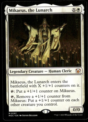 #ad #ad 1x Mikaeus the Lunarch Commander: March of the Machine NM MTG $1.99
