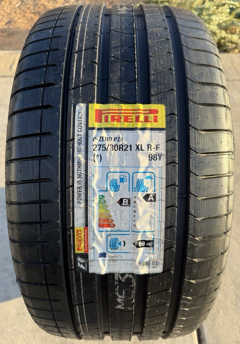 ONE BRAND NEW 275/30R21 98Y Pirelli P Zero PZ4 Luxury RFT Run Flat