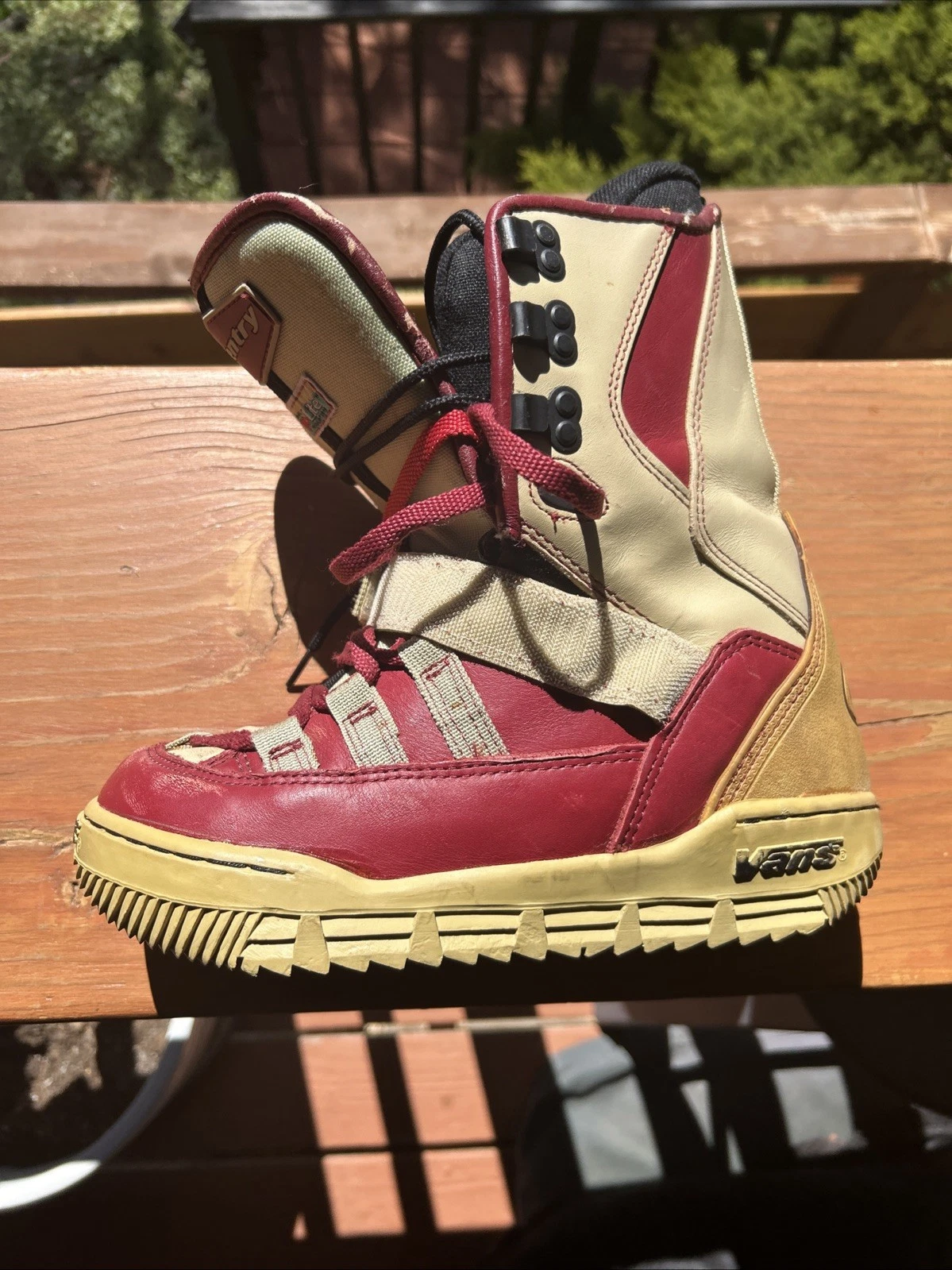 Stivali da snowboard Vans vintage della metà fine anni 80