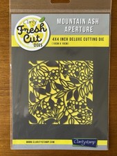 Clarity Fresh Cut Dies - Mountain Ash Aperture - 4 x 4 inches BRAND NEW