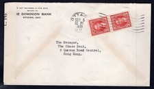 CANADA Ottawa SEP 5 1939 Censored Cover to HONG KONG