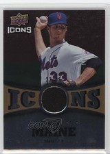 2009 Upper Deck Icons Icons Gold Jerseys 22/25 John Maine #IC-JM 10j2