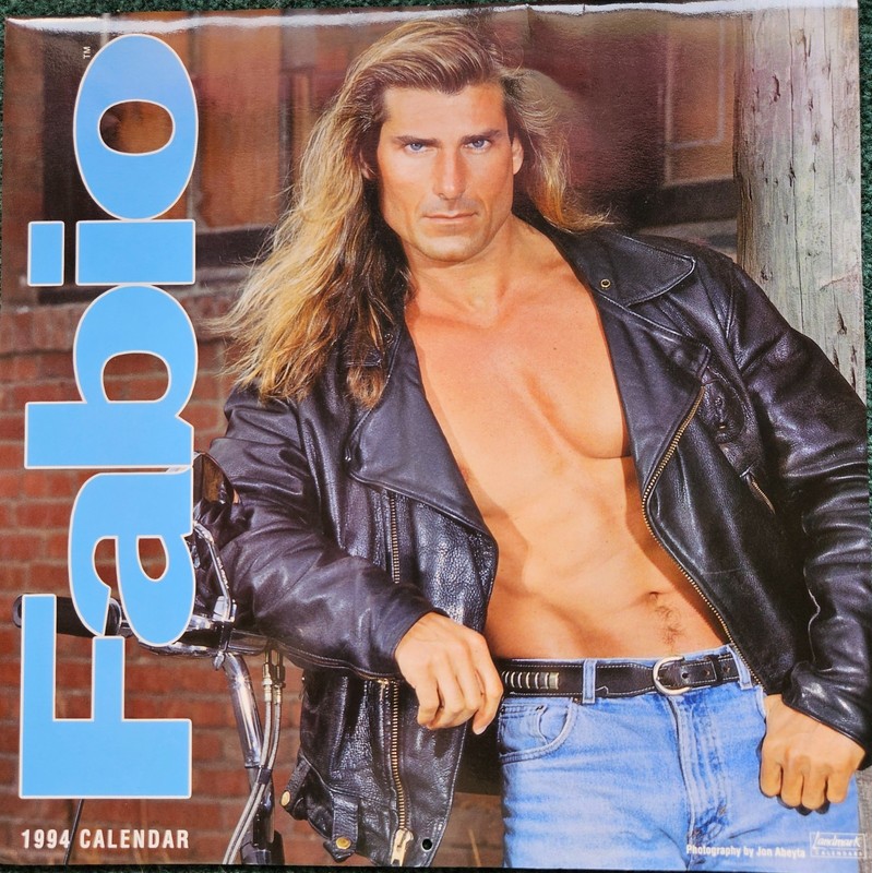 Fabio 1994 Calendar - HOT Pictures!