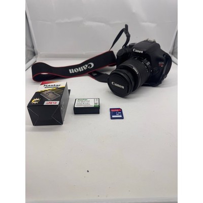 Canon EOS Rebel T3 DS126291 digital camera with new battery & charger