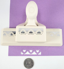 Martha Stewart -3 Hearts Border-Paper Punch