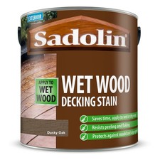 Sadolin Wet Wood Decking Stain 2.5 litre Colour - Dusky Oak