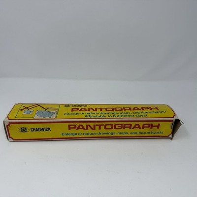 VINTAGE 1980 Chadwick Plastic Pantograph Enlarge & Reduce Drawing Map & Artwork