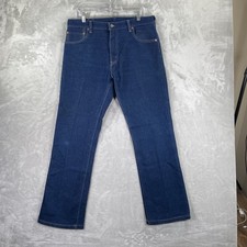 Levi's 517 Jeans Mens 34x32 Bootcut Denim Blue Cowboy Western Dark Wash Bootleg