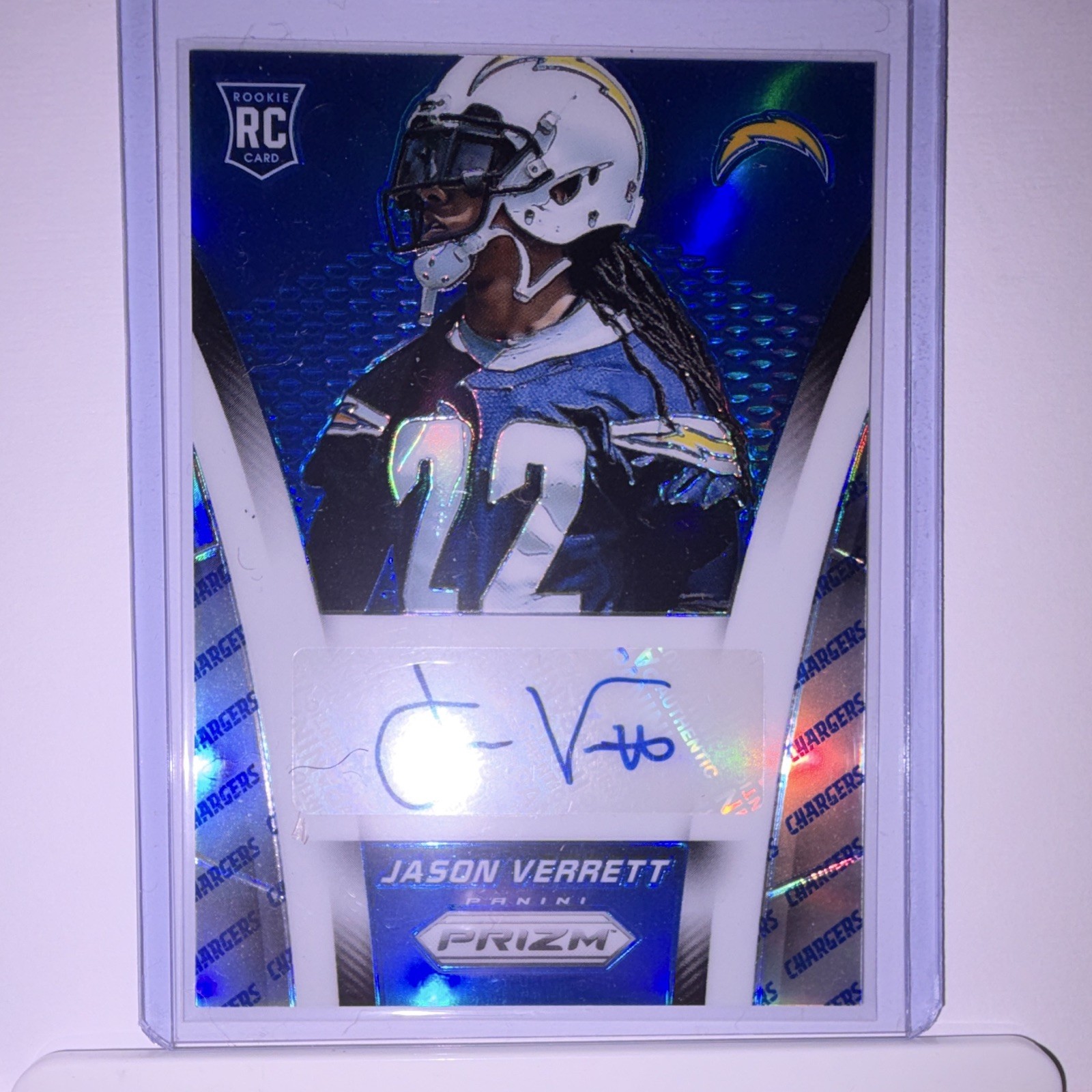 Jason Verrett Panini Prizm Autograph Rookies #ARJV Base