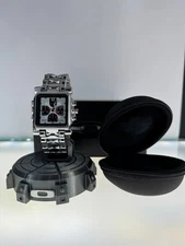 Minute Machine Inspired Watch - Steel Band - Swiss Made Chronograph X Metal