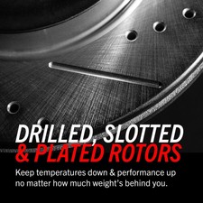 PowerStop Z36 Truck & Tow Bremsbeläge - Keramik Mit Kohlefaser, Für Dodge Ram 1500, Jeep Wrangler U.a.