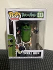 Funko Pop! Animation: Rick and Morty Pickle Rick #333 in Pop Protector