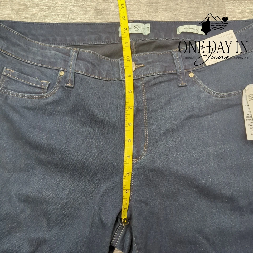 Jeans Jessica Simpson Talla Grande Kiss Me Ajustados Impecables Flexibles Talla 16W Foto 4 de 4
