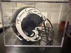 Roman Gabriel Signed Rams Mini Helmet Great Moments COA W/ Signed Card