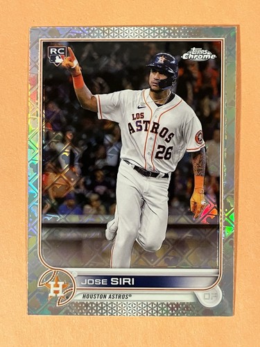 2022 Topps Chrome Logofractor Edition - #9 Jose Siri (RC)